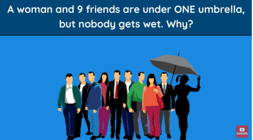 9 Friends Under One Umbrella