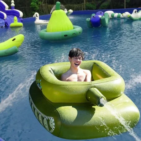 Inflatable Water Canon For Pool